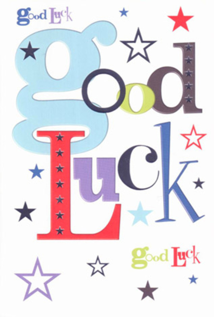 This charming, vibrant good luck card encapsulates the warm, lively spirit of Greenford-a celebration in paper and print, glowing with positivity. Each letter in the cheerful typography carries its own unique character: wide, pastel blue consonants, elegant black lines, bursts of red and moss green, framed by colourful stars sprinkled throughout. The stars, reminiscent of twinkling park lamps near Perivale, sweep across the white background and draw the eye with bursts of colour from lavender to bold navy. Whimsical and supportive, the composition lets each element breathe, creating the impression of gentle applause and laughter echoing after a heartfelt wish is spoken. The card's substantial finish evokes the feeling of running your finger over a velvet ribbon, a tactile pleasure echoed by the smoothness of the cardstock, carefully prepared like a Greenford Flowers bouquet. More than a message, it's a talisman for someone embarking on fresh beginnings-a new home, a personal challenge, or a milestone at local schools-each detail packed with hope and belief from a caring Greenford neighbour.