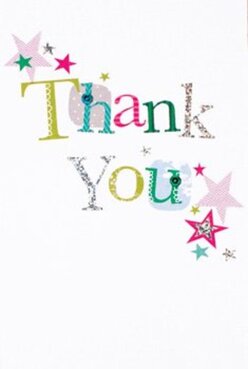 Bursting with colour and warmth, this thank you card brings to mind the genuine charm of Greenford's flower shops. The phrase 'Thank You' arcs gracefully across the card, with each letter stitched in a different, lively shade-emerald green, magenta, cool blue-and finished with subtle textures like polka dots and careful lines, echoing the handcrafted traditions found in Greenford's creative circles. Silvery glints in the lettering catch the light as though reflecting the midday sun over Horsenden Hill. Sprinkles of magenta, teal, and gold stars dot the corners and drift through the design, evoking confetti thrown after a market celebration or community festival. The pristine white background acts as a blank canvas, allowing every flash of colour and every decorative touch to pop. The tactile appeal and artistic detail remind you of the pleasure of choosing the perfect card to accompany a fresh floral bouquet for a friend or neighbour, whether delivered across Greenford or further into Perivale. Every element radiates gratitude-thoughtfully designed, rich with local spirit, and infused with the joyful creativity that makes our West London neighbourhood unique.